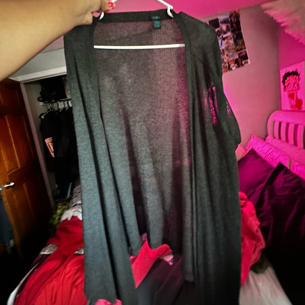 Gray Cardigan